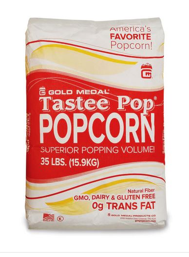 35-pound bag of Tastee Pop popcorn  Tastee Pop Premium Popcorn