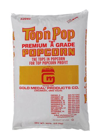 Top 'N Pop Popcorn 50 lb bag