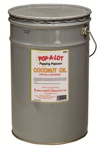 Coconut Oil with Butter Flavor and Natural Color Popping Oil Pail