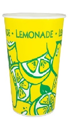 24oz Paper Lemonade Cups 500 per case