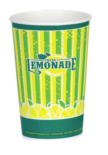 16oz  Poly Paper Lemonade Cup / 1000 per case