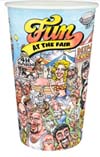 32oz Fun At The Fair Economy Souvenir Cup w/ Lid - Hometown Concessions