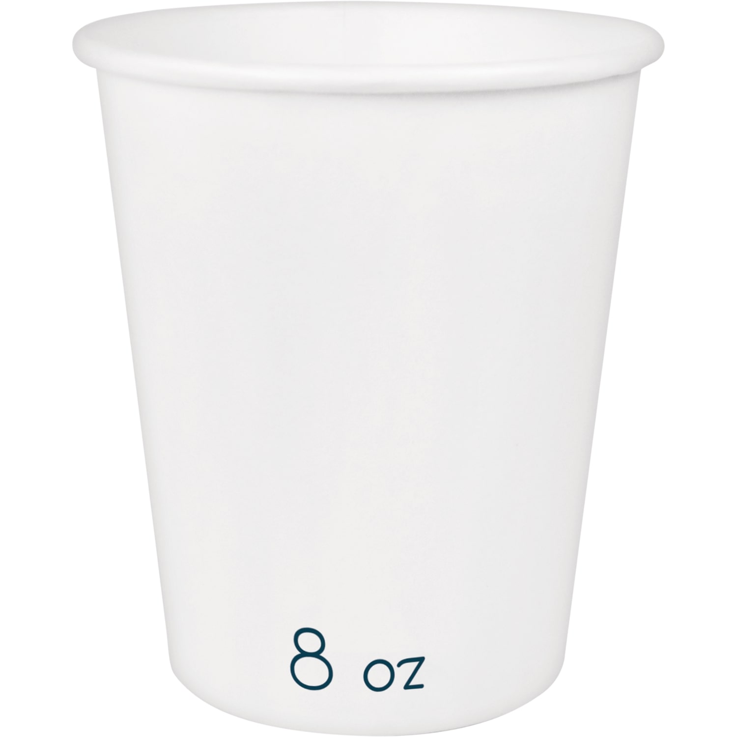 White Single Wall Hot Cup - Choose Size / 1000 per case