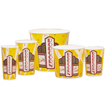 Premier Popcorn cups and tubs