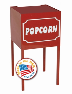 Small Thrifty Red Popcorn Stand