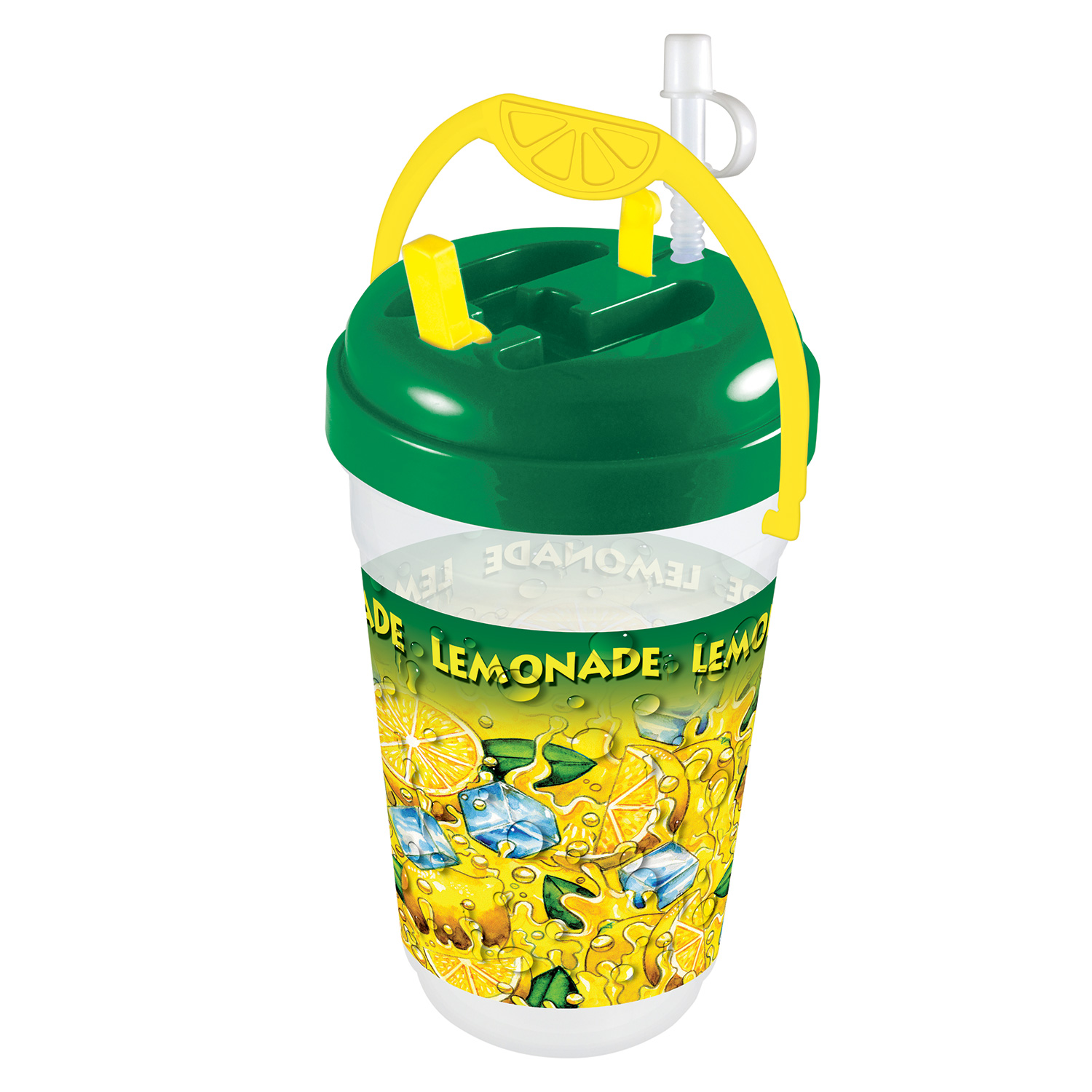 64oz Lemon Ice Bucket Jug with Lid and Handle