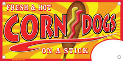 Corn Dogs Sign  - (choose size and shape)