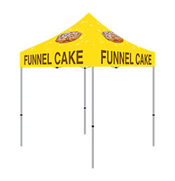10X10 Custom Funnel Cake Tent