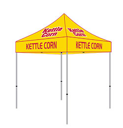 10X10 Custom Kettle Corn Tent